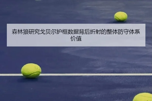 森林狼研究戈贝尔护框数据背后折射的整体防守体系价值